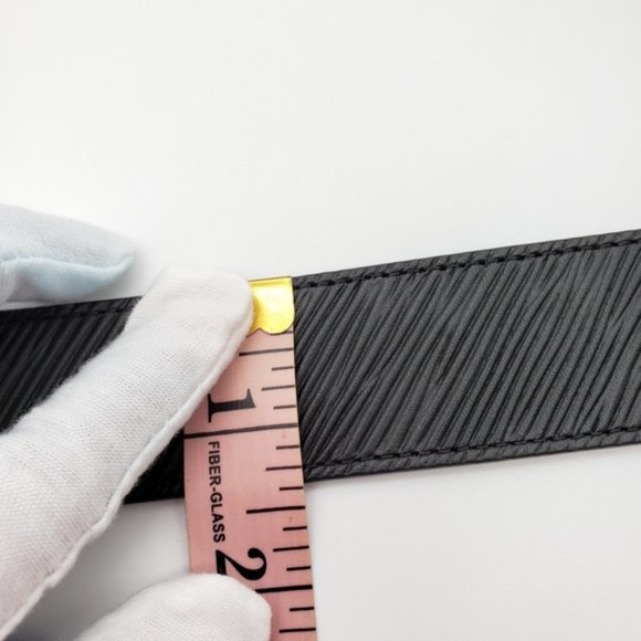 100% Authentic Louis Vuitton Circle Reversible Canvas and Leather Belt 85 - Picture 7 of 13